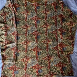 Calvin Klein Men's Floral Print Pullover Shirt Medium